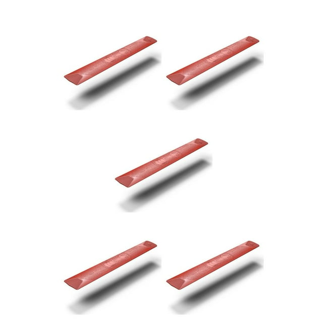 QualitChoice ENLEE Bicycle Down Tube Frame Protector Anti-collision Sticker Outdoor Sports Red Type 2 5Set