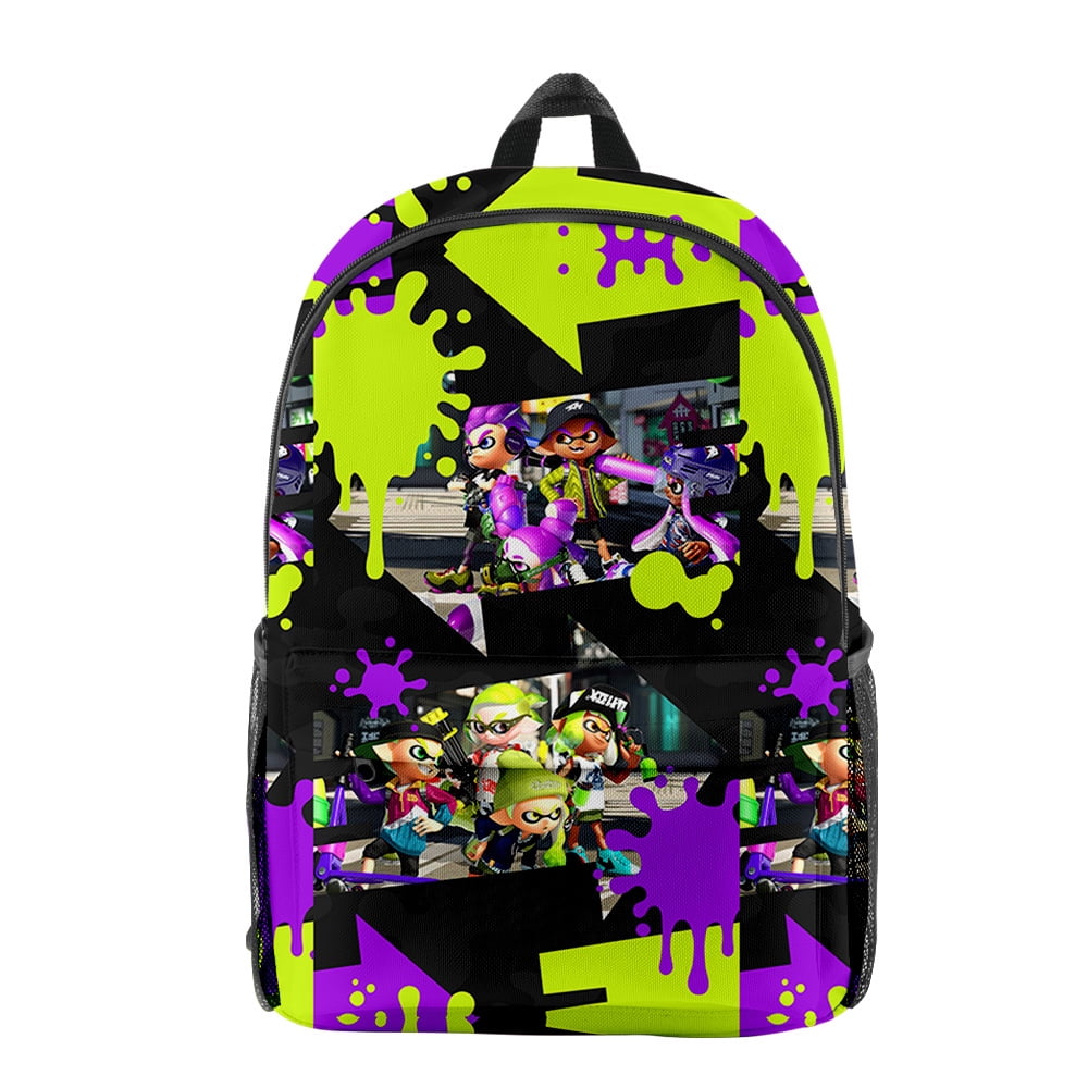 BINGTIESHA Splatoon 3 Backpack Boy girls New Game School Bags Unisex ...