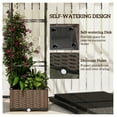thumbnail image 4 of Raised Garden Bed with Trellis, 69.7" Self-Watering Planter Box, Tomato Planters for Climbing Plants, Vegetables, Flowers - Outdoor Elevated Plant Container, 4 of 9