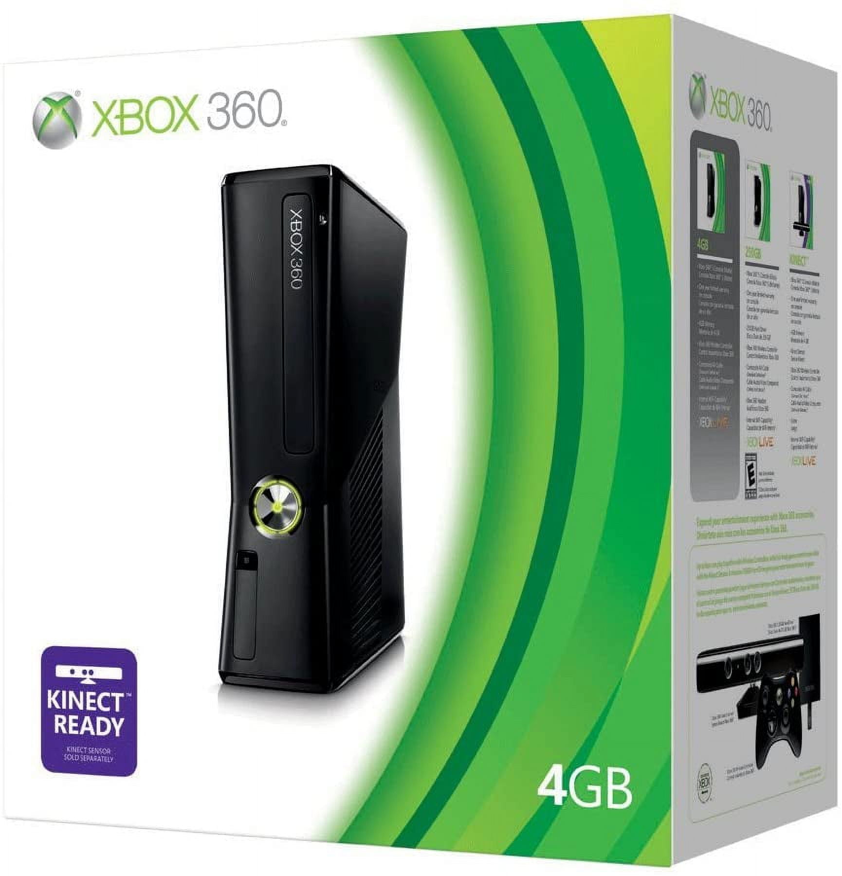 Replacement 4GB Xbox 360 Slim Console System