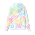 thumbnail image 2 of Serdomi Girls Hoodie Trendy Tie Dye Sweatshirts -Soft Long Sleeve Pullover Shirt Tween Pink-Blue-Yellow Puppy Size 10, 2 of 7