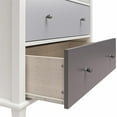thumbnail image 2 of Multi-Colored 4 Drawer Dresser, White and Gray, 2 of 9