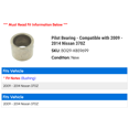thumbnail image 2 of Pilot Bearing - Compatible with 2009 - 2014 Nissan 370Z 2010 2011 2012 2013, 2 of 2