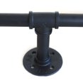 thumbnail image 3 of Miumaeov Industrial Pipe Shelving Wall Mounted 6 Tier Flaoting Shelf 75in Rustic Wood Plate Book Shelves, 3 of 11