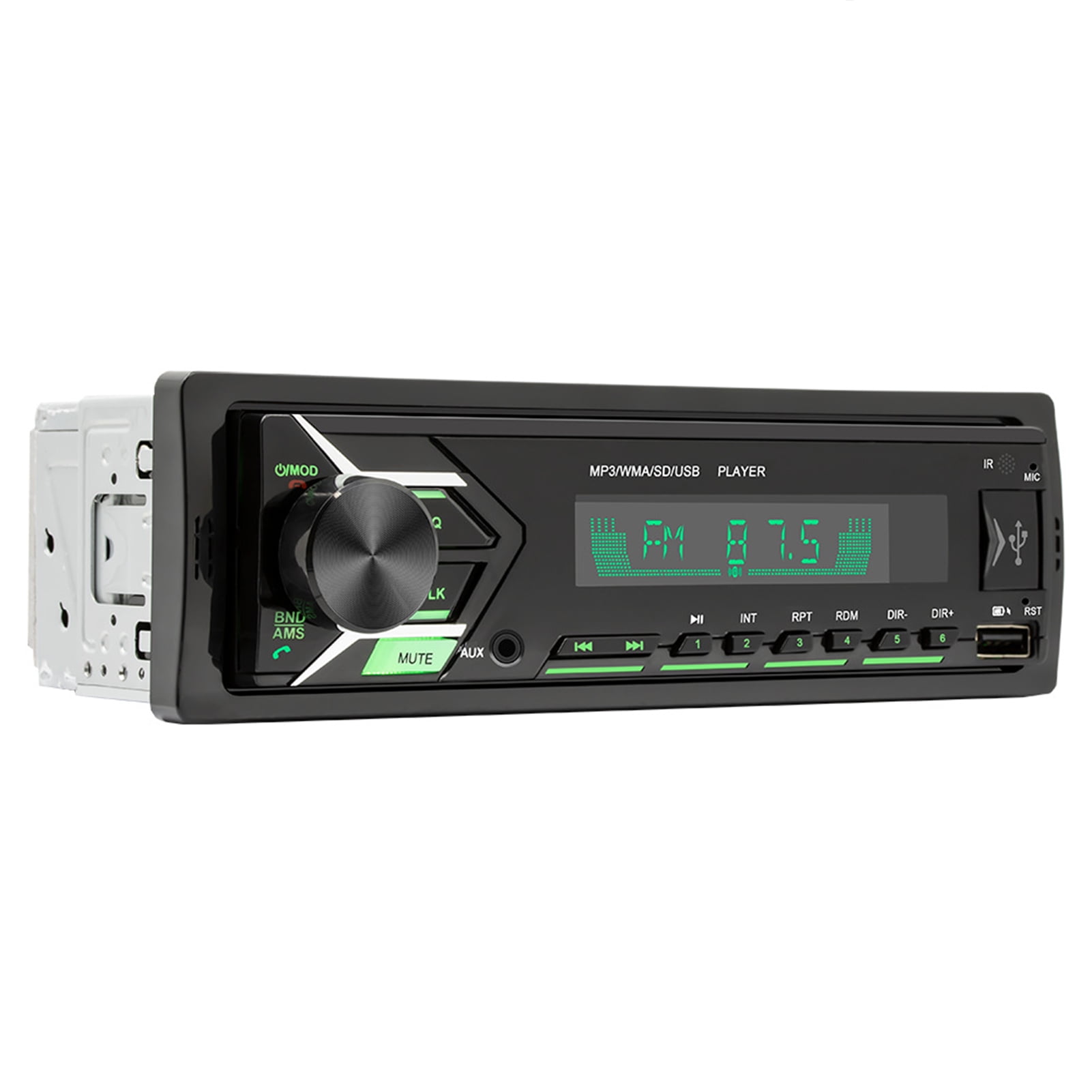 Car Stereo Fm Receiver Mp3 Player USB WMA SD Input AUX 3.5mm Receiver Audio 