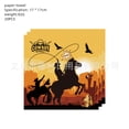 thumbnail image 3 of Ensemble de Vaisselle Jetable Écologique Thème Western Cowboy Complet, 3 of 6