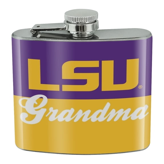 LSU Grandma Stainless Steel 5oz Hip Drink Kidney Flask