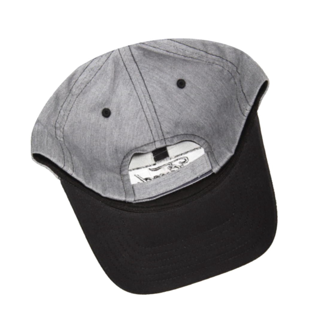 Ford Embroidered Oval Logo Ball Cap, Weathered Grey, Heathered Cotton Twill