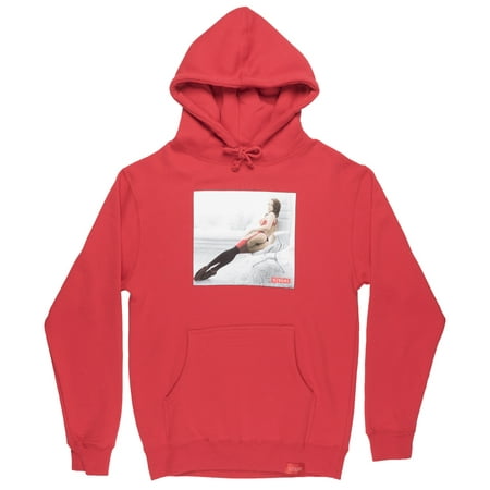 Hoodie Van - V/SUAL Lounge Fleece Pullover Hoodie Sweatshirt Sweater Van Visual Mens Red