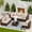 Khaki, variant on UDPATIO Patio Furniture Sets, Modular Rattan Outdoor Patio Sectional Furniture Sofa Set, Wicker Patio Conversation Set for Backyard, Deck, Poolside w/Glass Coffee Table, 7pc Blue (Include Sofa Cover)