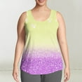thumbnail image 2 of Ruimatai Women's Plus Size Casual Printed Tank Top Round Neck Loose Fit Stylish Floral Summer Cami for Everyday Comfort, 2 of 7