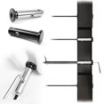 thumbnail image 1 of [Patente] Muzata 20 Pares De Kit De Barandilla De Cable Invisible Sin Estampación Negro De 1/8 "" Accesorios Sin Estampación, Tensor Y Terminal Oculto Para Poste De Metal De 2""X2"" Sistema De Barandi, 1 of 5