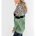 thumbnail image 4 of Sudadera con Capucha para Mujer con Bolsillo Estampado de Leopardo Tie Dye Sudadera con Estampado de Leopardo Material de poliéster con Bolsillo para Oficina ANGGREK Otros, 4 of 6