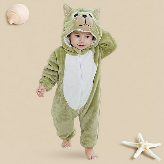 Jumpsuits Baby Girl Animal Outfitss Long Sleeve Romper Halloween Outfits Toddler Onesie Outfits 1-2 Years