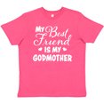 thumbnail image 3 of Inktastic My Best Friend is My Godmother with Hearts Youth T-Shirt, 3 of 5
