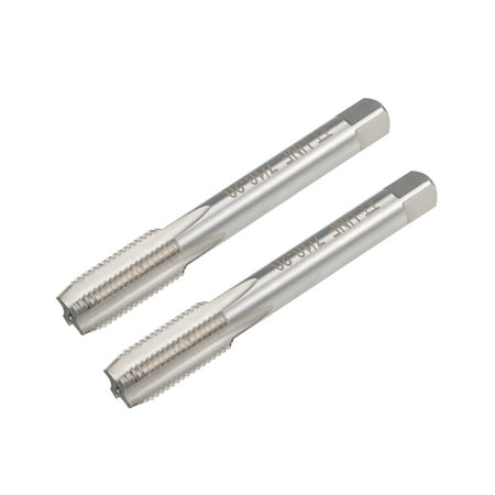 

Machine Tap 7/16-20 UNF Thread Pitch 4 Straight Flute H2 High Speed Steel 2pcs