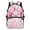 Floral Axolotl Print, variant on HUIACONG Pink Axolotl Daisy Print School Backpack for Boys Girls Ages 6-18 Large Capacity Lightweight Water Resistant Bookbag for Elementary Middle High School Daily Use Travel