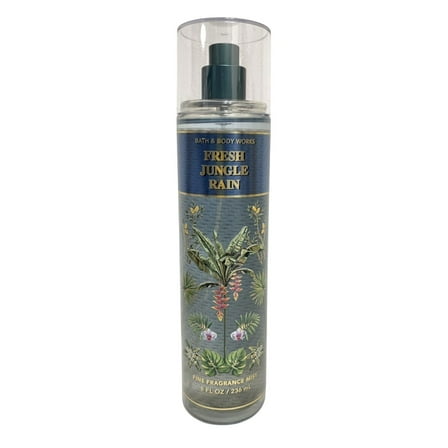 Bath and Body Work Fresh Jungle Rain Fine Fragrance Mist (8 FL OZ / 236 mL)