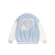 thumbnail image 1 of Chaqueta de Béisbol de Estilo Coreano con Bordado de Ositos, 1 of 1