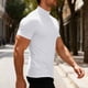thumbnail image 4 of Ceisia Men's Solid Color Casual Loose Ice Silk Round Neck Sports Active T-shirt Gift, 4 of 9