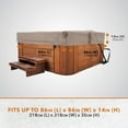 thumbnail image 2 of Modern Leisure® Monterey Hot Tub Cover, 86" Square x 14"H, Beige, 2 of 12
