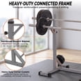 thumbnail image 4 of ZenSports Heavy Duty Weight Rack with Dual Mounting Modes, Adjustable Squat Barbell Stand Home Gym Strength Training Equipment for Squat Bench Press, Gray, 4 of 10