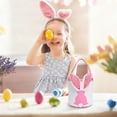 thumbnail image 5 of CoreLiving Large Empty Canvas Easter Bunny Baskets with Lights and Handles, Decorative Tote Bags for Easter Egg Hunt Candy Holders Party Favor Supplies, 5 of 9