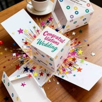 Surprise Bounce Box Explosion Box - Reusable Surprise Greeting Cards Box for Valentine's Day, Birthday Wedding Party Favors and Anniversaries