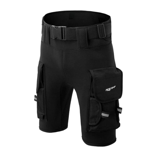 Pantalones cortos de buceo de neopreno grueso para hacer esnórquel, canotaje y buceo M