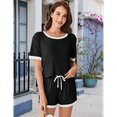 thumbnail image 4 of Traje de Corta con Bloques de Color, Negro, Talla XL, 4 of 7