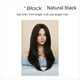 thumbnail image 4 of Peluca de SimulacióN Europea y de 64 Cm, Cabello Femenino, Conjunto de Cabeza con Raya Central, Conjunto de Cabello para Mujer, Peluca de Cabeza,D, 4 of 10