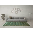 thumbnail image 3 of Ahgly Company Indoor Rectangle Persian Turquoise Blue Traditional Area Rugs, 3' x 5', 3 of 4