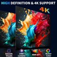 thumbnail image 4 of Proyector Coolid Mini Android 1080P 4K WiFi 6 BT 5.4, 4 of 9