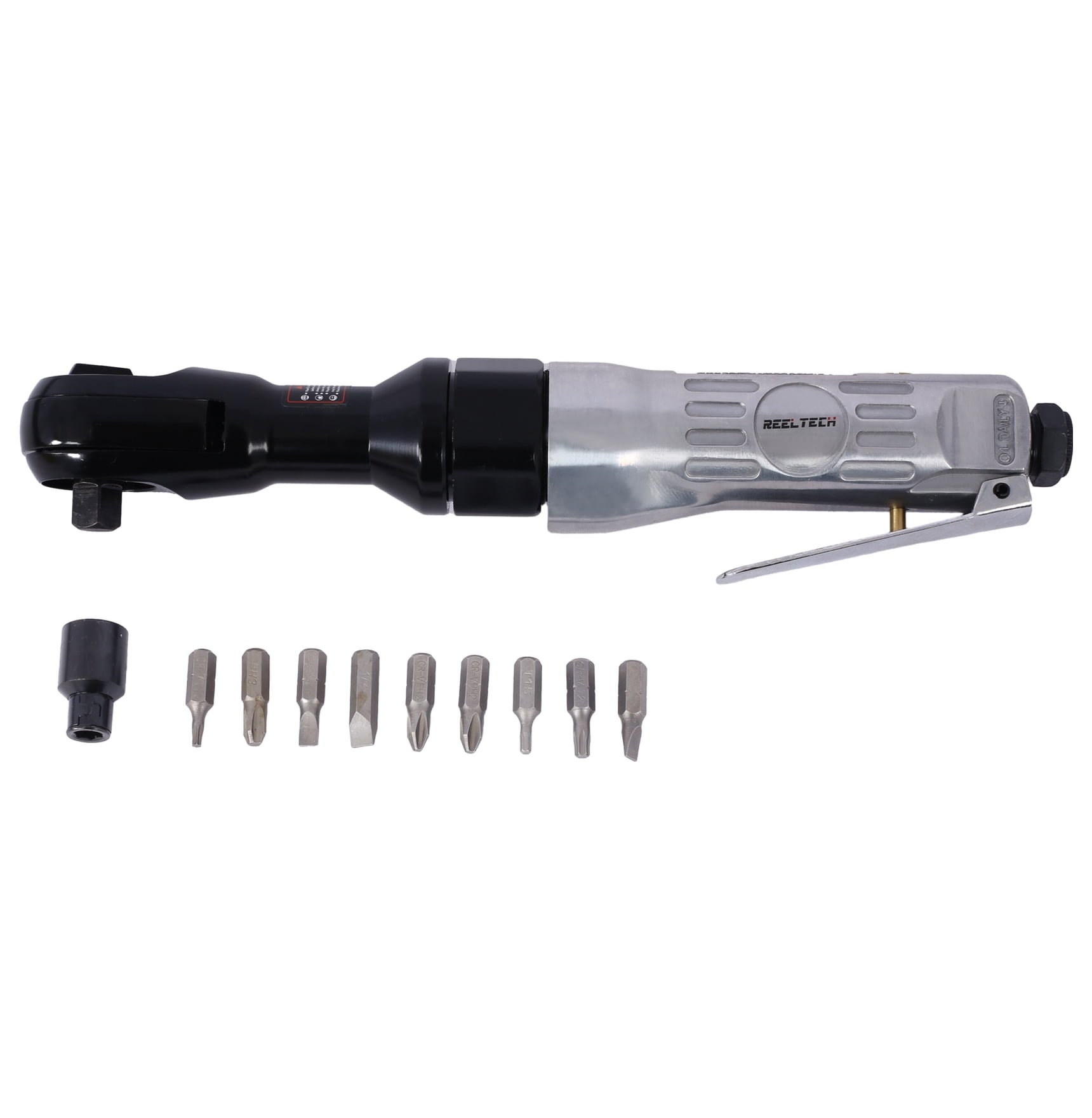 Air Tool Kit 71 Piece - Impact Wrench, Ratchet, Grinder, Hammer - Pneumatic Tools Set with Case