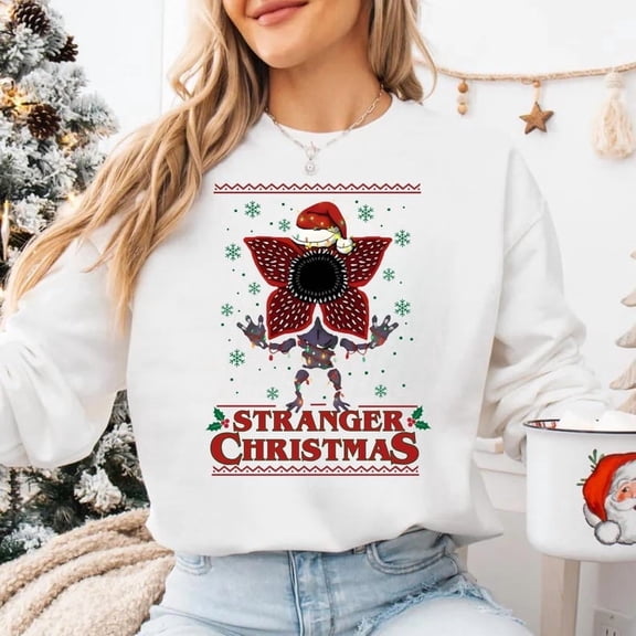 Stranger Christmas Sweatshirt, Funny Murray Hawkinns Ugly Xmas Sweater
