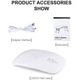 thumbnail image 3 of Mini Lámpara de Uñas - Cable USB Blanco 50cm con Manual de Instrucciones Adepaton LRWJ083, 3 of 7