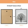 thumbnail image 3 of Sindcom 16x20 Picture Frames, Gallery Wall Poster Frames Set of 3, Black, 3 of 6