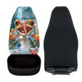 thumbnail image 6 of POLERO Frog Diving Front Seat Cover for Most Cars, Set of 2 Interior Decor Accessory Front Car Seat Cover Protector Cushion Washable Stretch Vehicle Seat Covers, 6 of 13