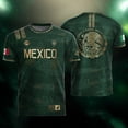 thumbnail image 2 of 2026 New Mexico Soccer Jersey Mens Mexico National Team Graphic Style, Mexican Jersey Soccer T-Shirt, Crew Neck Short Sleeve Sport Tee for Travel and Everyday Wearing for Adult, 2 of 9