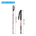 thumbnail image 2 of Uxcell Trekking Poles, Collapsible Hiking Pole 43 Inch with Mud Basket, Red, 2 of 5