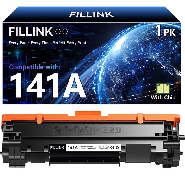 Cartucho de tóner FILLINK 141A para HP Laserjet M110w MFP M139w M140w