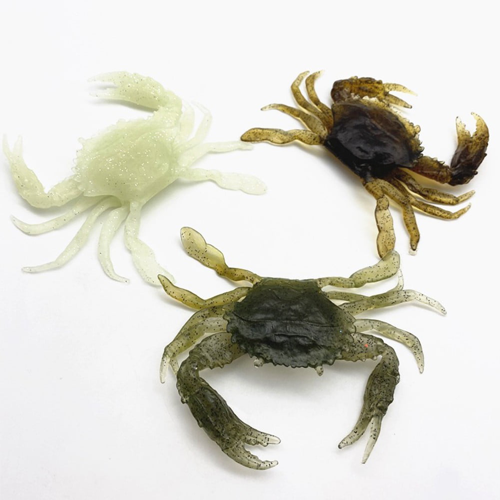 125mm 3D Crab Soft Lure Sea Fishing Equipment Artificial Crab Bait Trap 