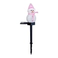 thumbnail image 1 of Sor Christmas Snowman Staca Art Impermeable Lámpara LED Rosado Sunnimix Luces de enchufe de tierra, 1 of 7