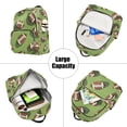 thumbnail image 5 of FORMRS Mini Backpack Purse for Women Travel Daypack Casual Shoulder Bag, Game Day Footballs, 5 of 7