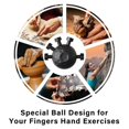thumbnail image 4 of (black)Hand Exercise Ball Finger Exerciser Strength Trainer Exercise Stress Relief Balls Stress Relief Ball Wrist Trainer Tool New, 4 of 4