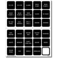 thumbnail image 2 of Kit de etiquetas Blue Sea 4218 DC H2O 30 Square Black Waterproof, 2 of 2