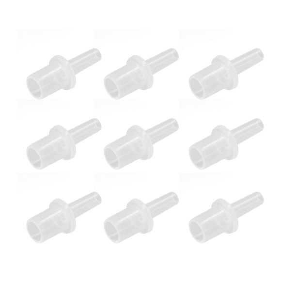 Cabezal de conector de boquilla de botella de leche, 100 piezas Cabezal de conector de conversión de botella de leche PP Cabezal de conector de conversión de botella de leche Diseño de clase mundial