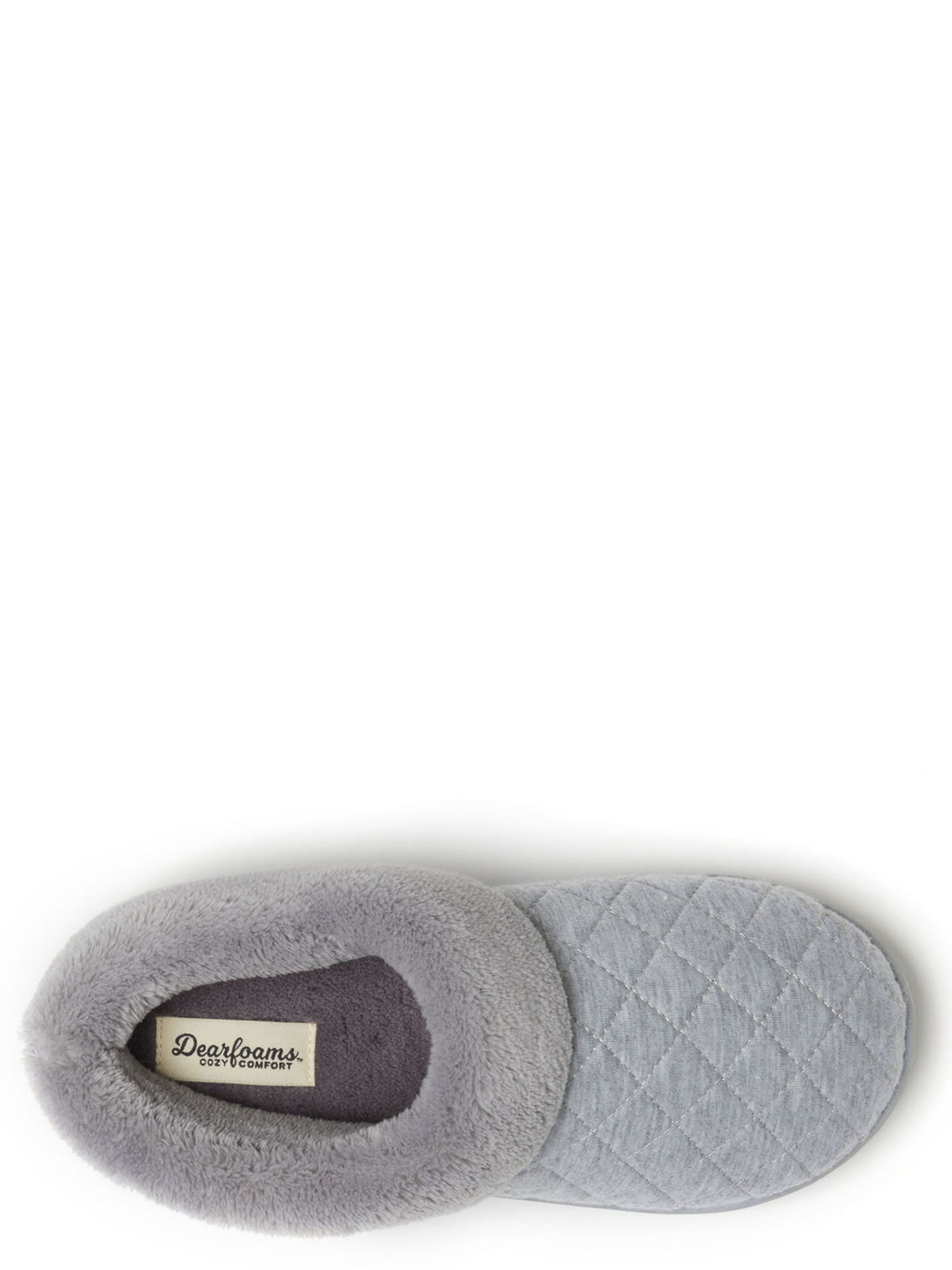 Dearfoams Women's Cozy Comfort Quilted Jersey Clog photo 3