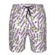 thumbnail image 3 of Balery Lavender Flowers Traje de Baño Estilo Hawaiano para Hombre, Shorts de Secado Rápido con Bolsillos-Large, 3 of 6
