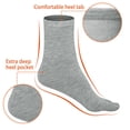 thumbnail image 3 of 3 Pairs Men Women Tabi Socks Split Sandals Two Toe Flip Flop Ankle-High Socks, 3 of 8